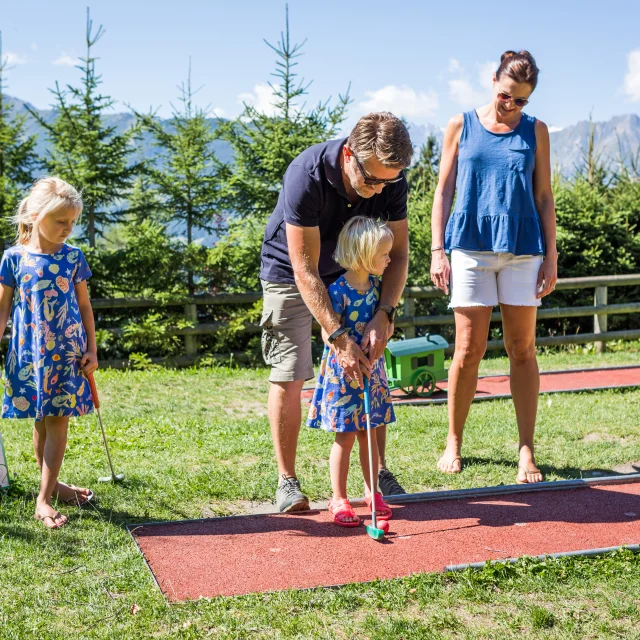 Mini golf parc de loisirs