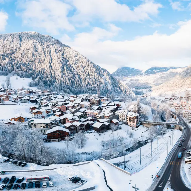 Panorama du Chable en hiver